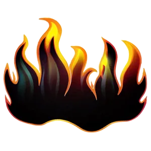 Flames Silhouette Png Ilj PNG image