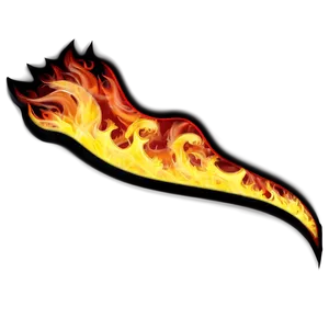 Flames Trail Png 05042024 PNG image