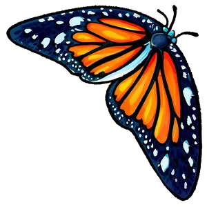 Flaming Butterfly PNG Smq70 PNG