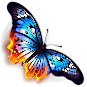 Flaming Butterfly Png Tuq PNG image