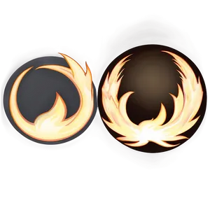 Flaming Circle Emblem Png 06272024 PNG image