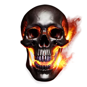 Flaming Cranium Creation Png Gcn PNG image