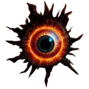 Flaming Eyeball Png 75 PNG image