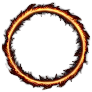 Flaming Halo Circle PNG 54 PNG
