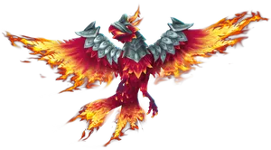 Flaming Phoenix Artwork