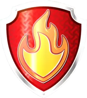 Flaming_ Shield_ Icon PNG image