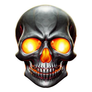 Flaming Skull Fantasy PNG Wwu PNG
