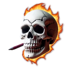 Flaming Skull Mirage PNG Eyb PNG