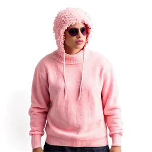 Flamingo Pink Sweater PNG 06292024