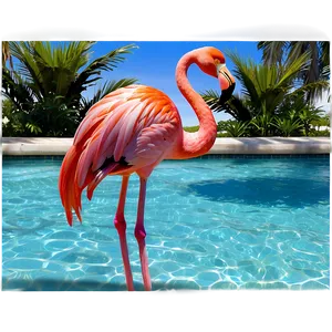 Flamingo Pool Party Png 74 PNG image