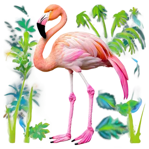 Flamingo Tropical Holiday Png 06272024 PNG image