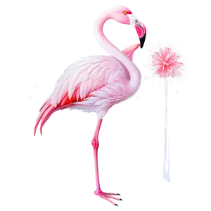 Flamingo Winter Wonderland PNG 7 PNG