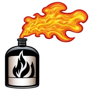 Flammable Gasoline Symbol Png 06132024 PNG image