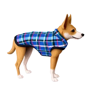 Flannel Dog Coat Png Rlw PNG image