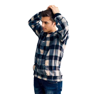 Flannel Sleeved Hoodie Png 51 PNG image