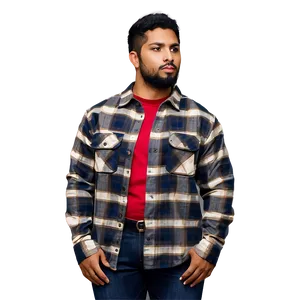 Flannel Work Shirt PNG 06212024