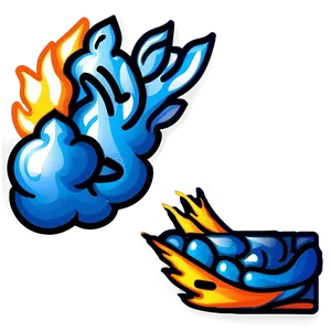 Flare Fire Emoji Design Png 05042024 PNG image