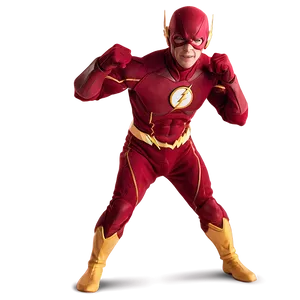 Flash Action Pose PNG Mni