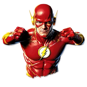Flash Comic Cover PNG Nwm