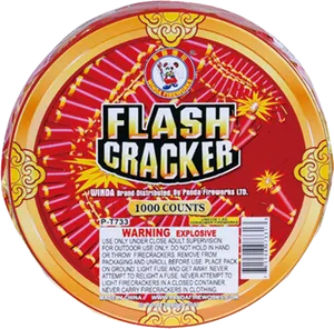 Flash Cracker1000 Counts Packaging PNG image