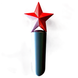 Flashing Red Star PNG Tlc