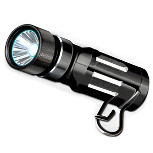 Flashlight With Clip PNG Aku32