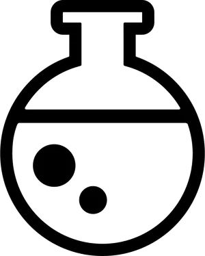 Flask Icon Outline PNG image