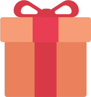 Flat Design Gift Icon PNG