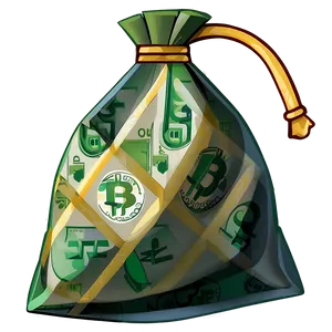 Flat Design Moneybag PNG 5 PNG