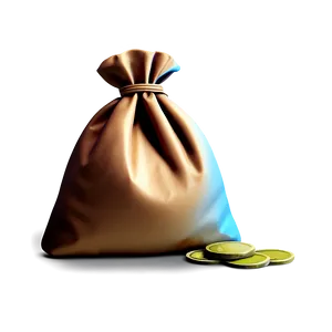 Flat Design Moneybag PNG Lyp PNG