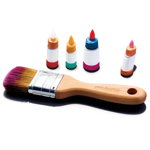 Flat Design Paint Brush Png Oxd PNG image