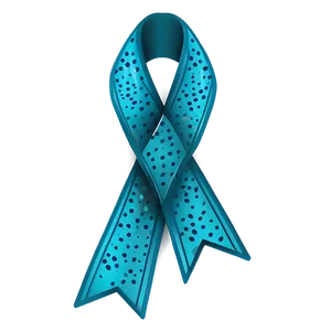 Flat Design Teal Ribbon PNG Dha PNG