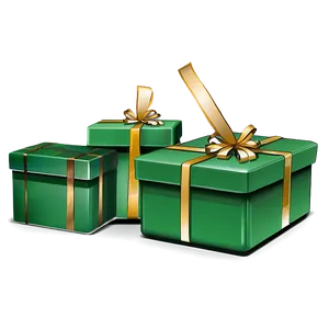 Flat Green Box PNG 73
