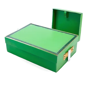 Flat Green Box PNG Oml