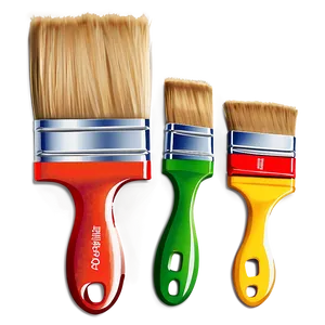 Flat Paint Brushes Png Hhu PNG image