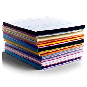 Flat Paper Stack Png Ntx67 PNG image