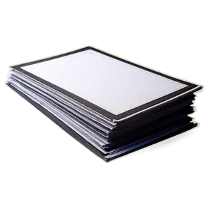 Flat Paper Stack Png Qqp PNG image