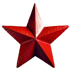 Flat Red Star PNG Ddg