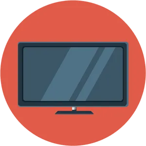 Flat Screen T V Icon PNG image