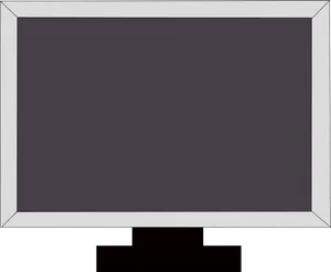 Flat Screen T V Icon Vector