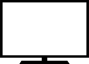 Flat Screen T V Icon PNG