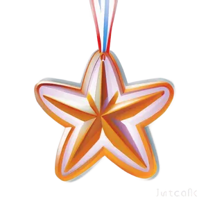 Flat Star Outline PNG 05252024