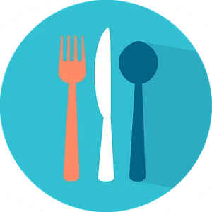 Flatware Icon Graphic PNG image