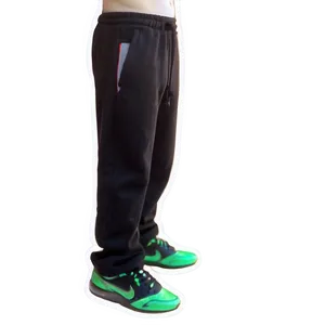 Fleece Lined Black Sweatpants Png 38 PNG image