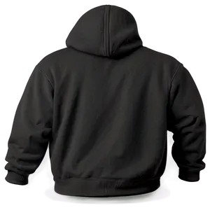 Fleece-lined Black Sweatshirt Comfort PNG Eob PNG