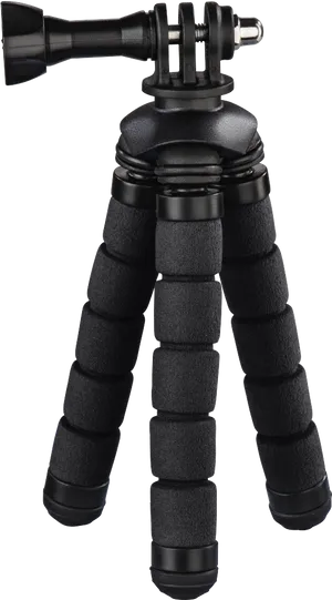 Flexible Camera Tripod Black PNG image