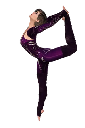 Flexible_ Dancer_in_ Purple_ Unitard