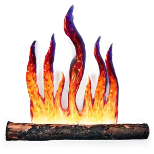 Flickering Fire Effect PNG 06122024