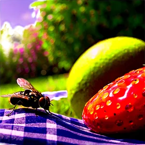 Flies At A Picnic PNG Cle64 PNG