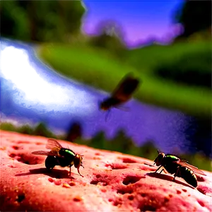 Flies At A Picnic PNG Rdq34 PNG